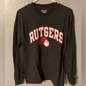 Champion Rutgers Scarlett Knights LS T-Shirt (M)